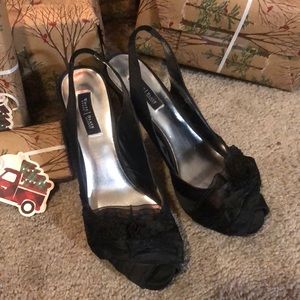 White House Black Market sling back high heels